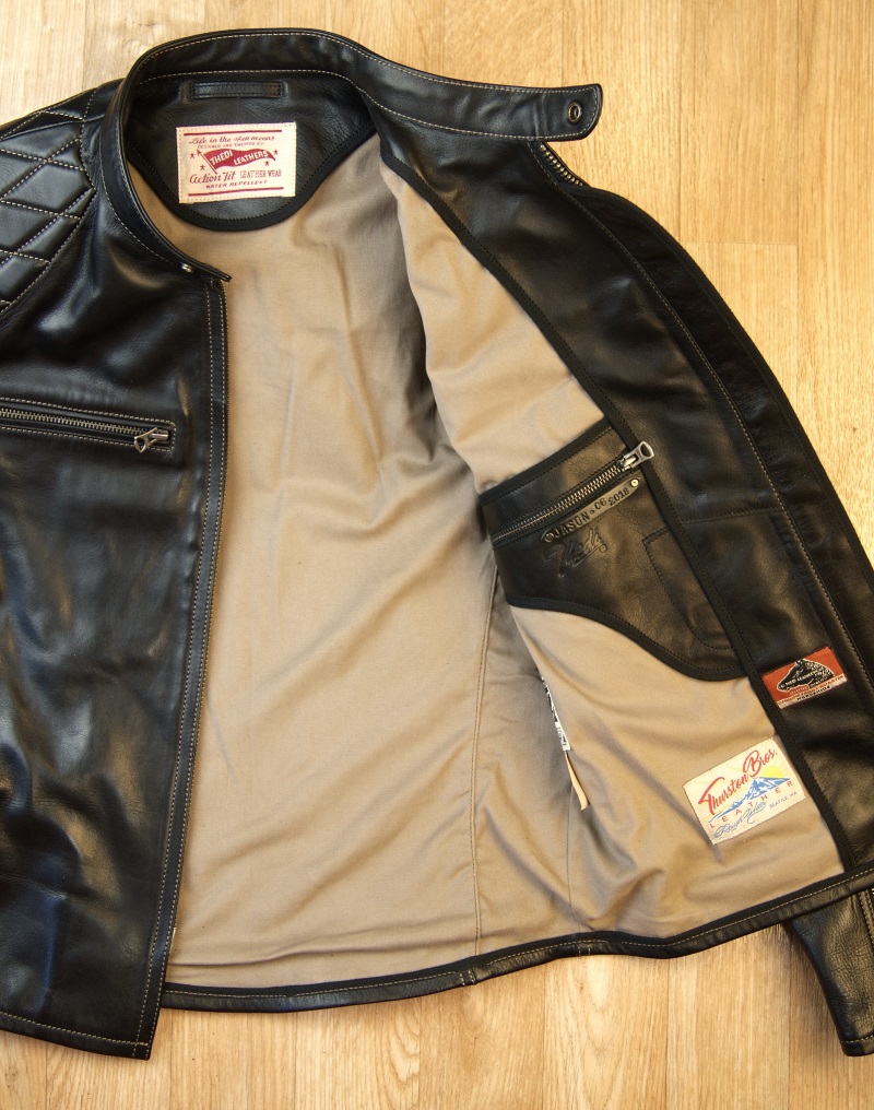 Thedi Custom Phenix Black Horsehide tan cotton lining.jpg