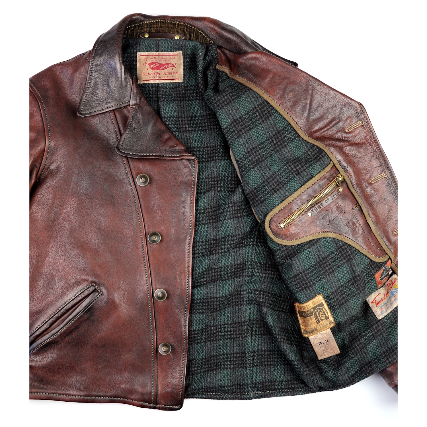 Thedi Hektor Burgundy Bruciato horsehide tweed wool lining.jpg