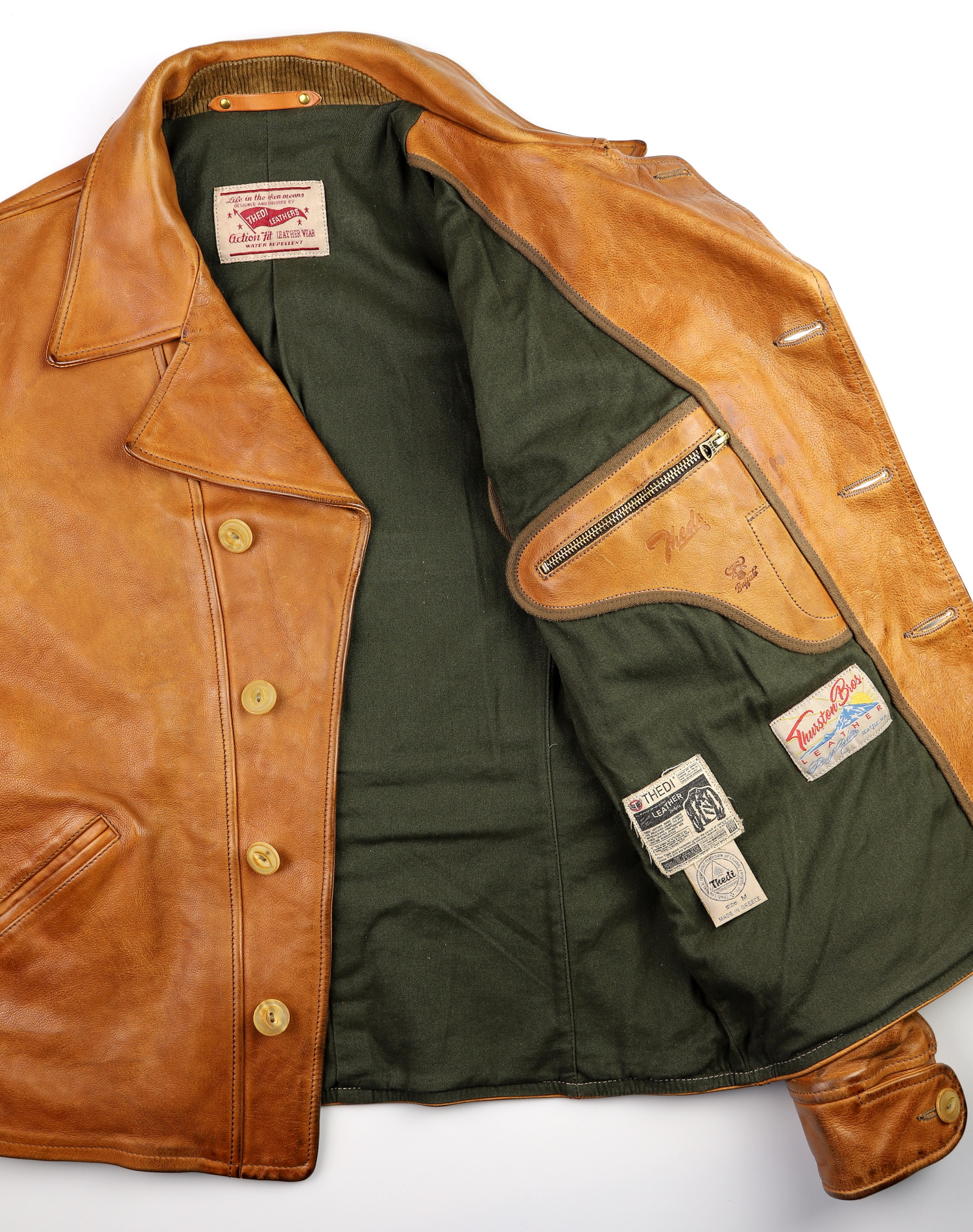 Thedi Hektor Cognac Buffalo M34 olive cotton lining.jpg