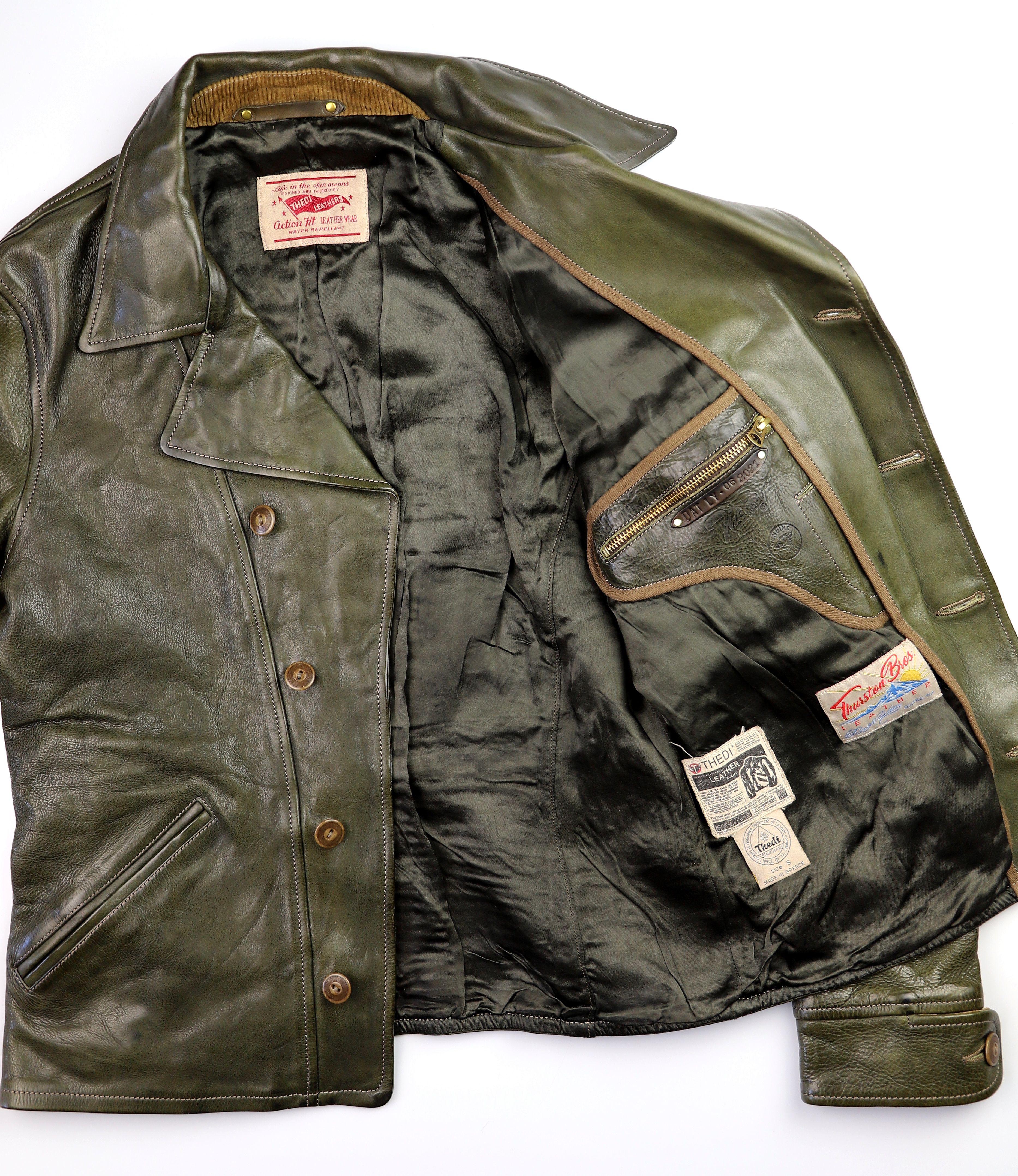 Thedi Hektor Green Cowhide olive viscose lining.jpg