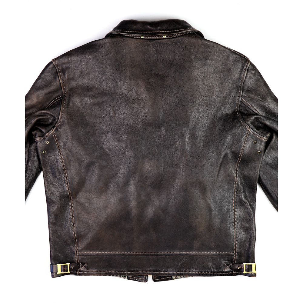 Thedi Idas Black Teacore Bruciato Horsehide XL52 back no collar IG square.jpg