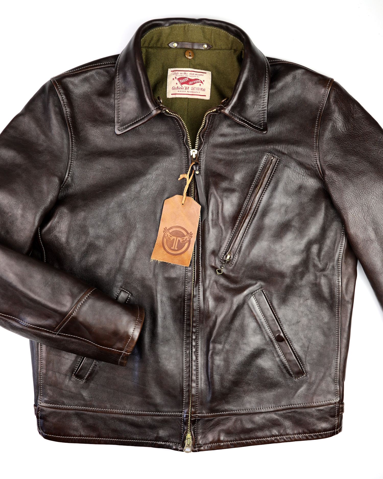 Thedi Idas Chestnut Bruciato Horsehide front no fur collar.jpg