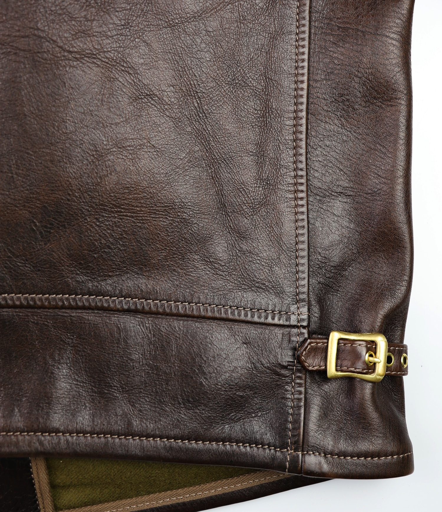 Thedi Idas Chestnut Bruciato Horsehide SM7 side cinch.jpg