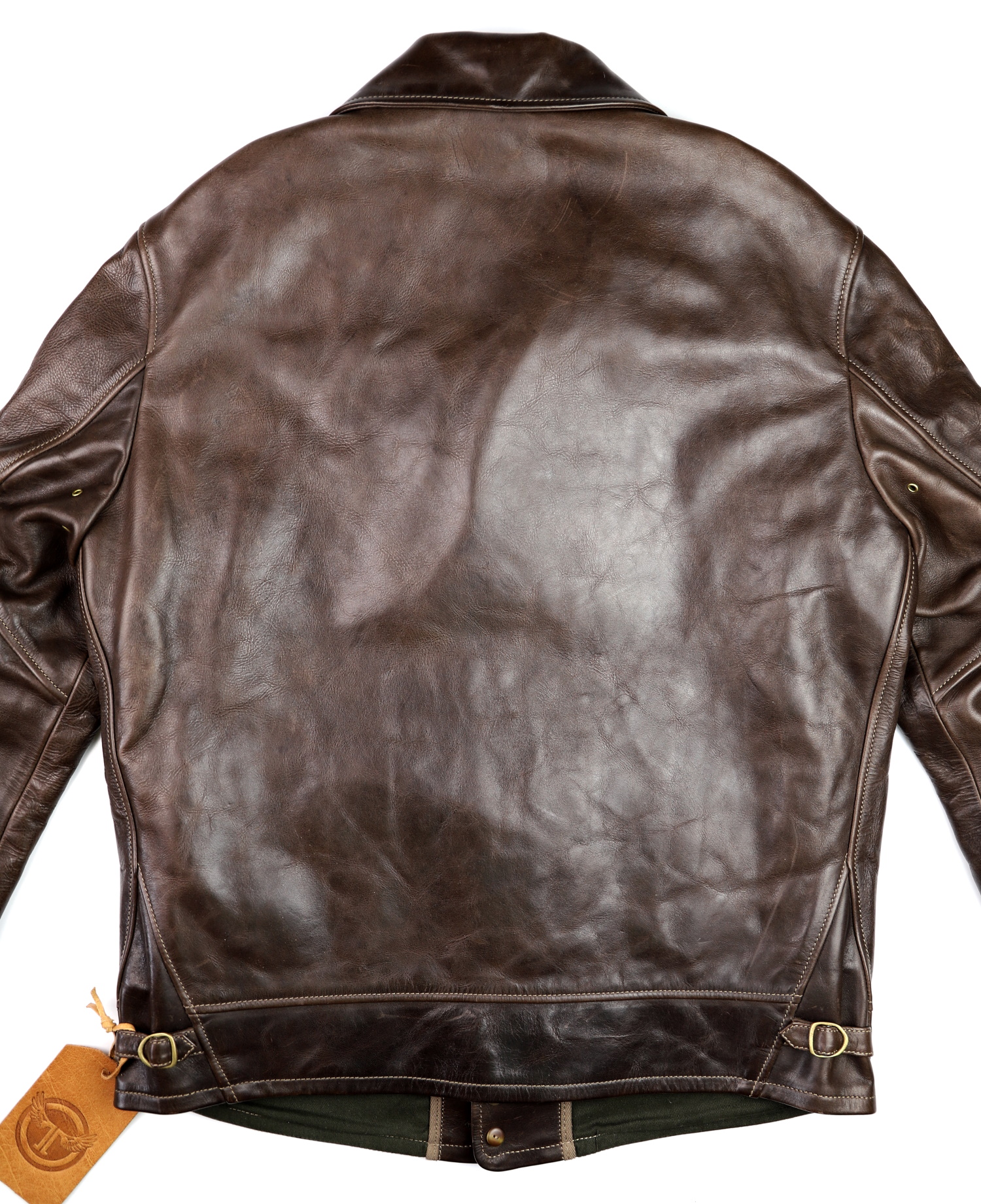 Thedi Markos Button-Up Shawl Brown Cowhide L1 back.jpg