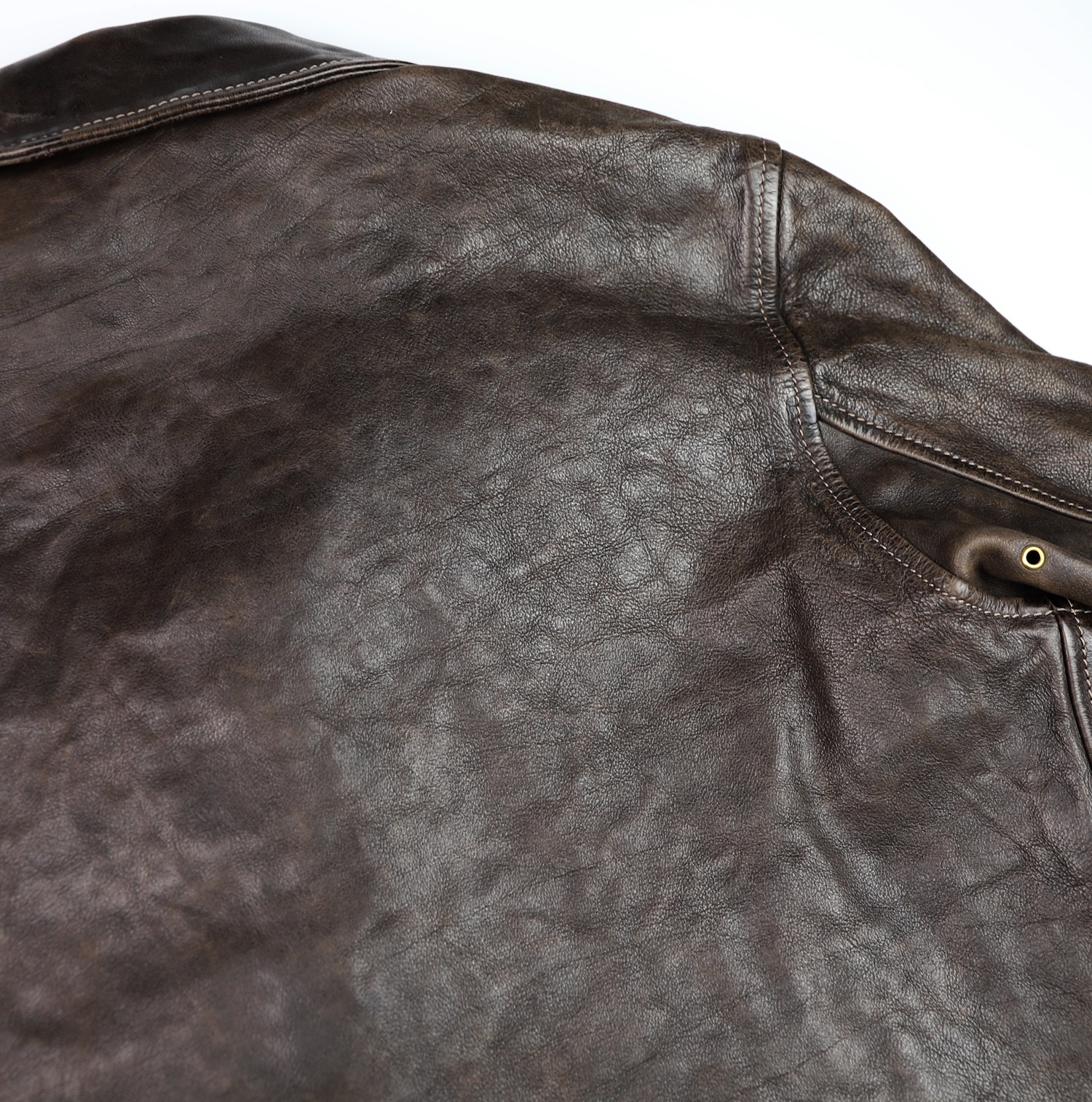 Thedi Markos Button-Up Shawl Espresso Buffalo M1 upper back.jpg