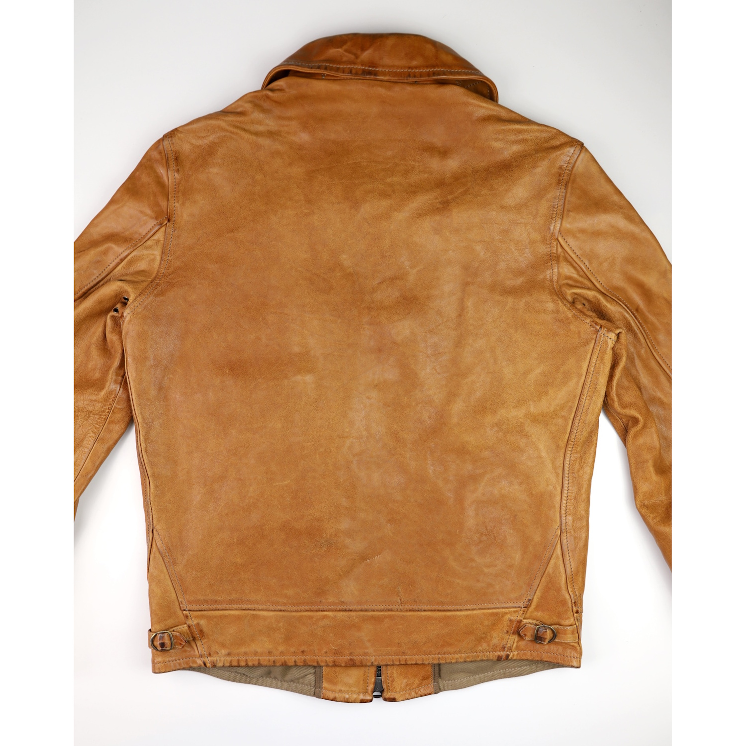 Thedi Markos Zip-Up Shawl Collar Cuoio Buffalo Small back IG square.jpg