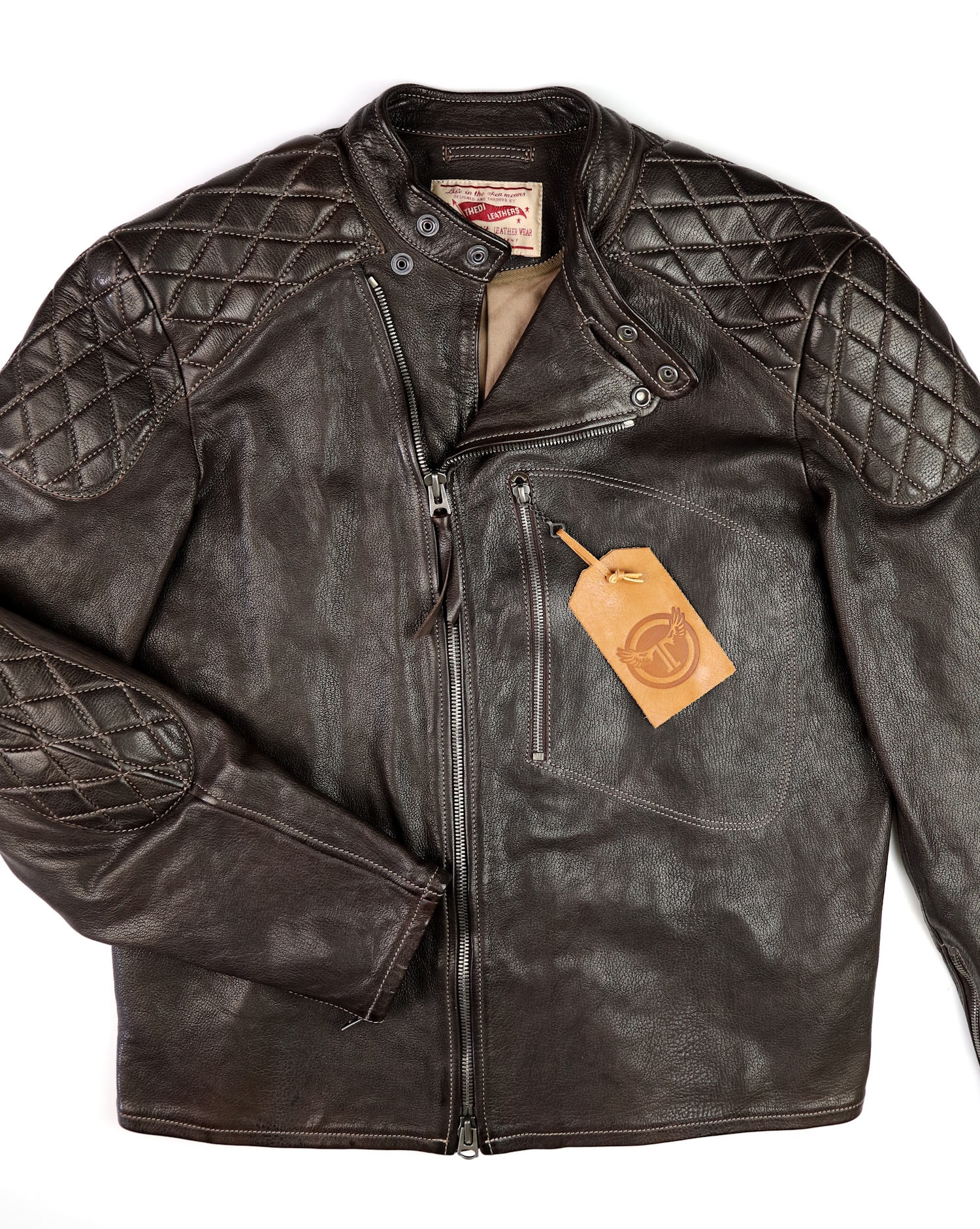 Thedi Maximos Cafe Racer Brown Goatskin front.jpg