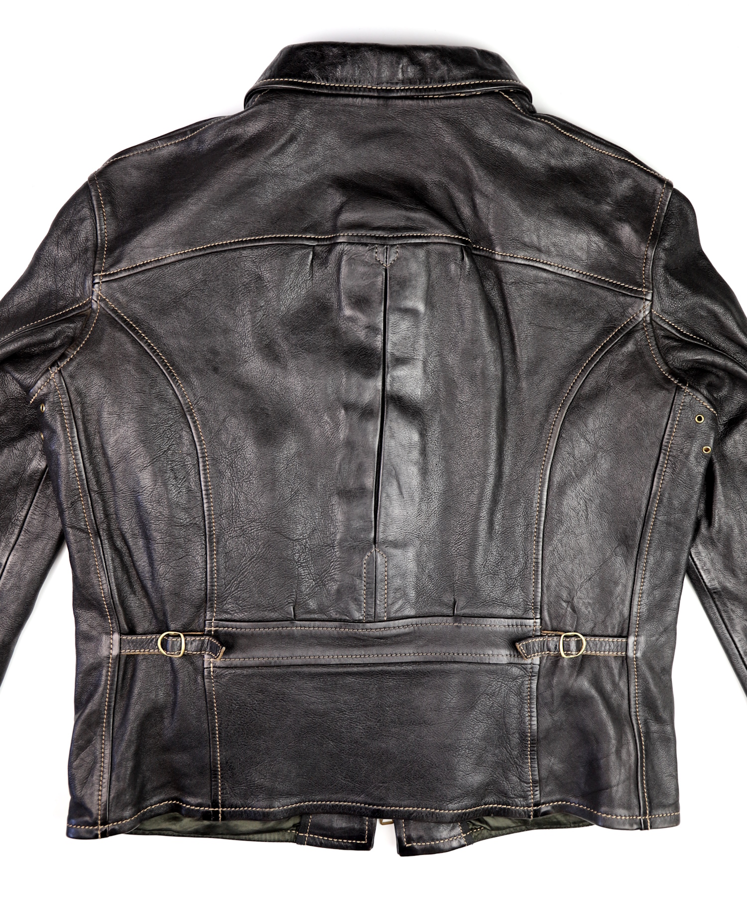 Thedi Memphis Black Teacore Bruciato Horsehide back.jpg