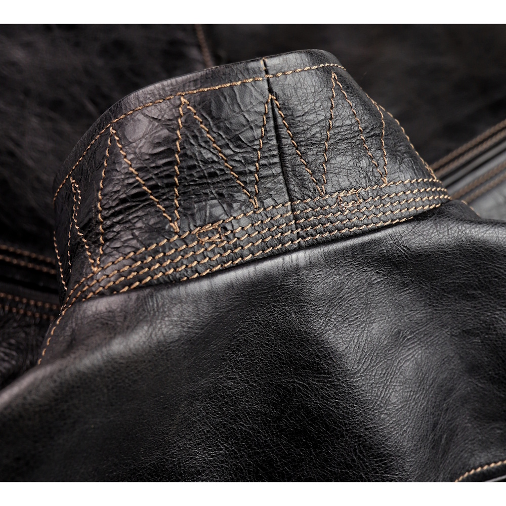 Thedi Metropolis Black Teacore Bruciato L2 collar stitching IG square.jpg