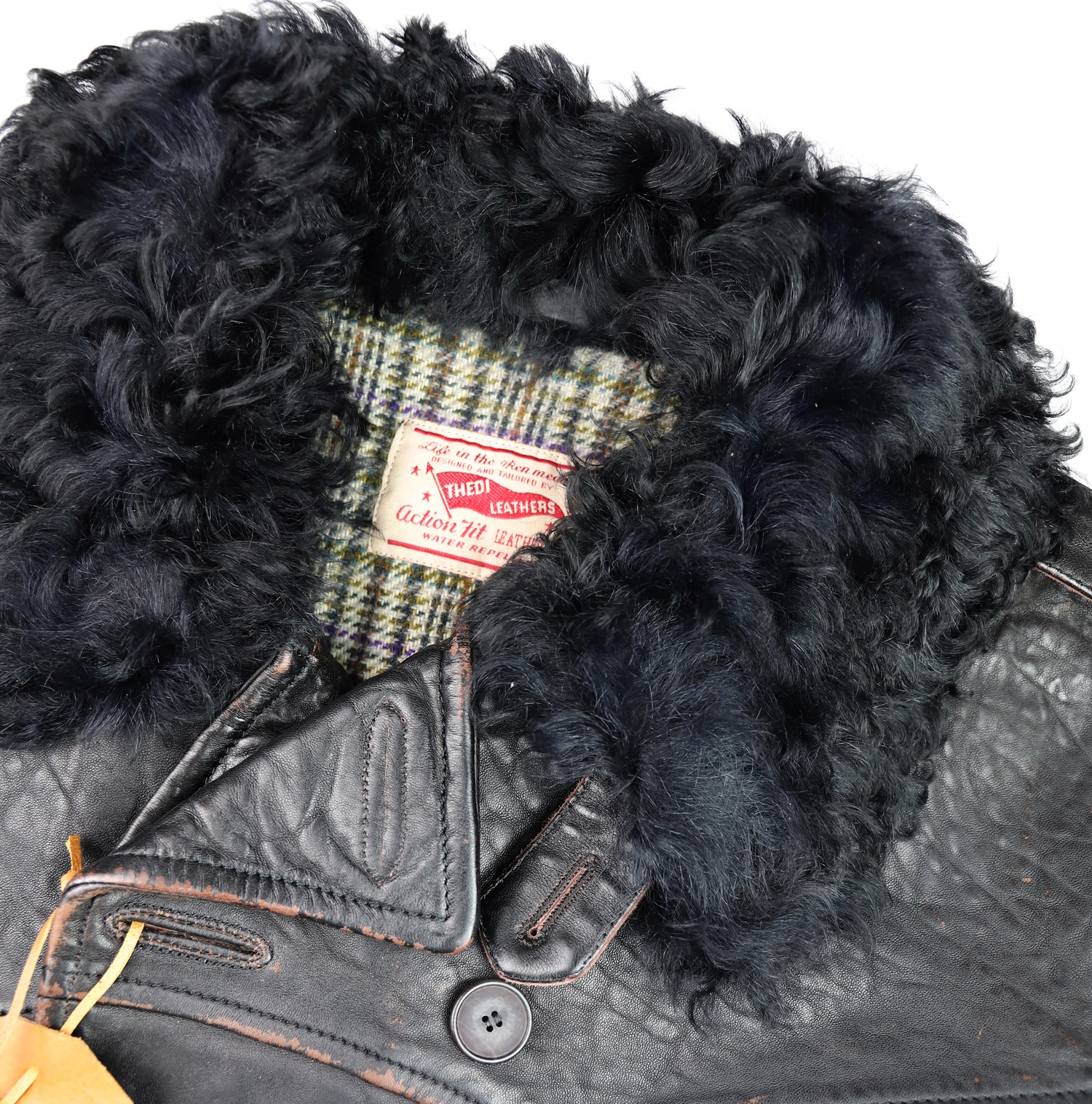 Thedi Peacoat Black Sheepskin Toscano shearling collar.jpg