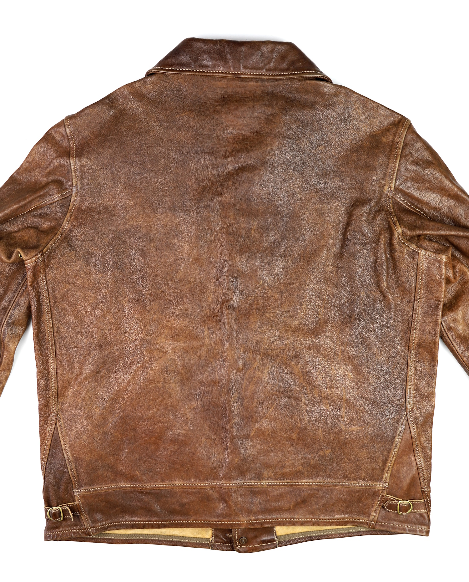 Thedi Unlined Markos Light Brown Toscano Buffalo back.jpg