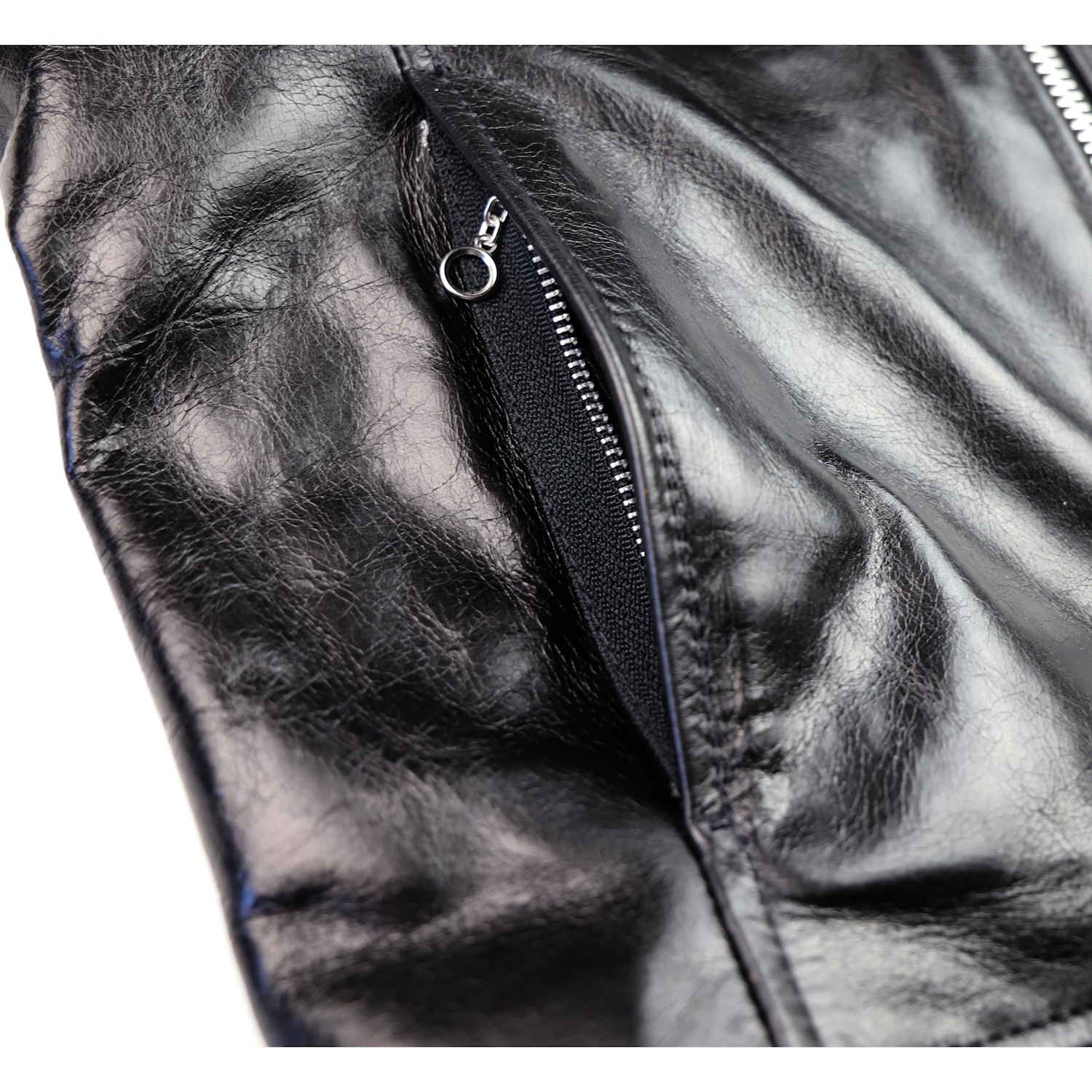 Vanson Comet Black Bainbridge quilted hidden handwarmer pocket.jpg