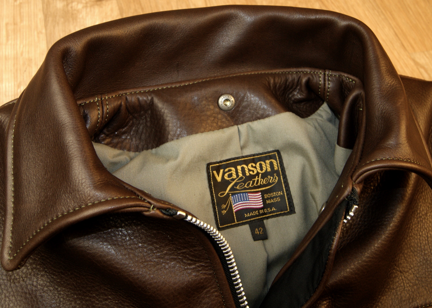 Vanson custom Oxford Whidbey Cowhide TUY tag.jpg