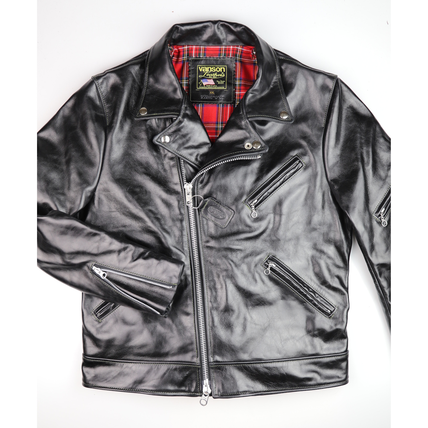 Vanson Daredevil Black Bainbridge 2XLF front IG square.jpg