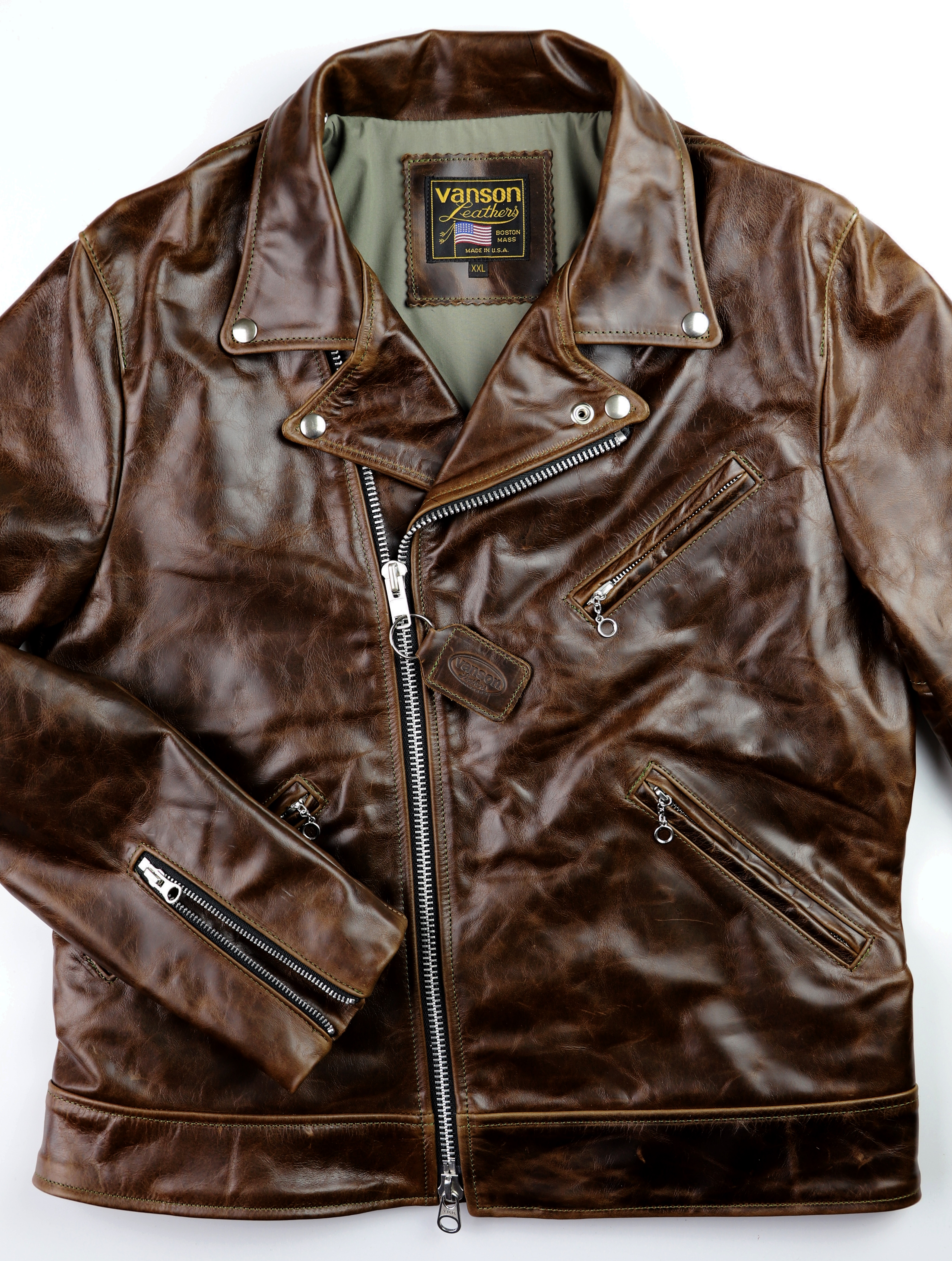Vanson Daredevil **L Dark Maple Bainbridge M89 Front.jpg