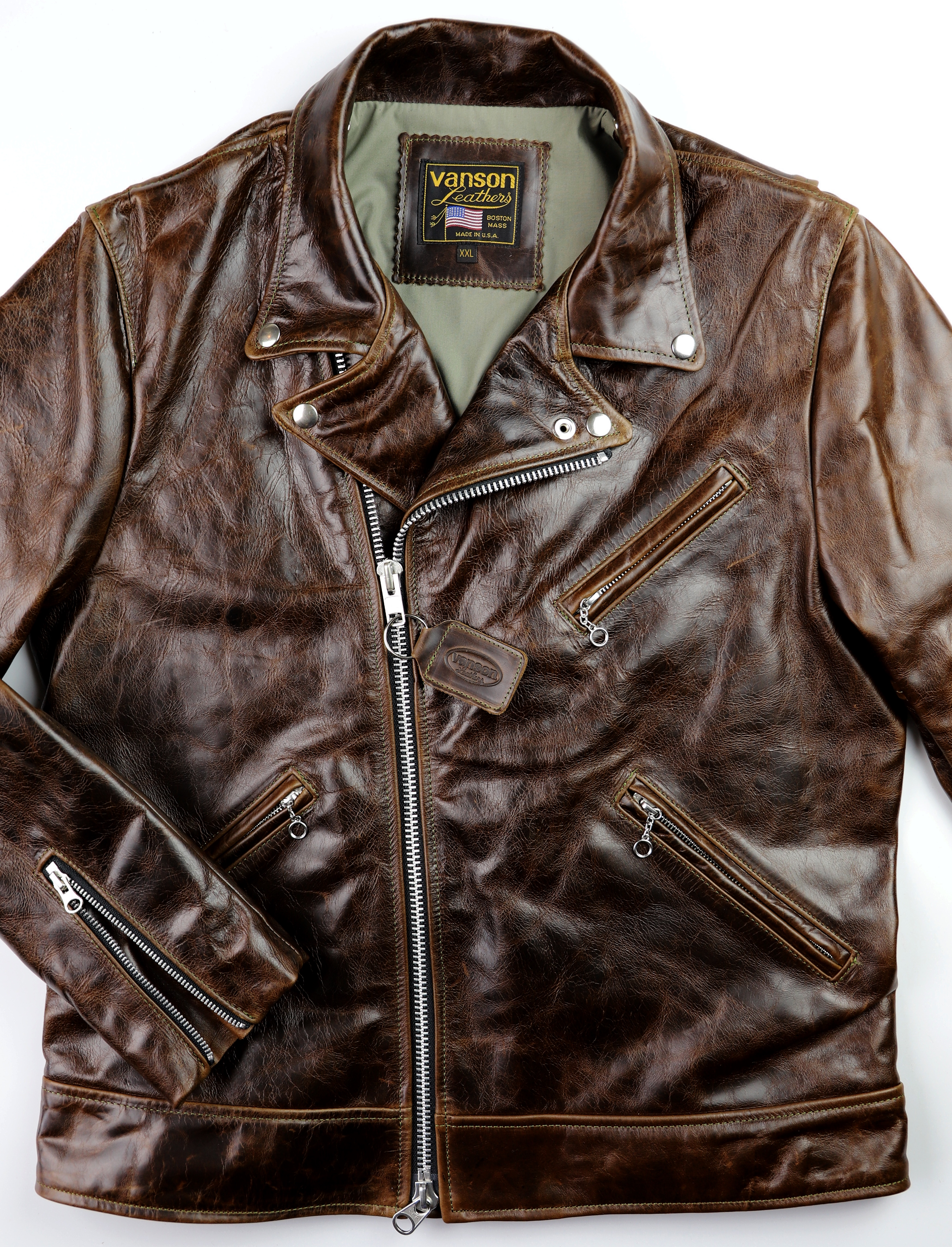 Vanson Daredevil Size **L Dark Maple Bainbridge MM88 Front.jpg