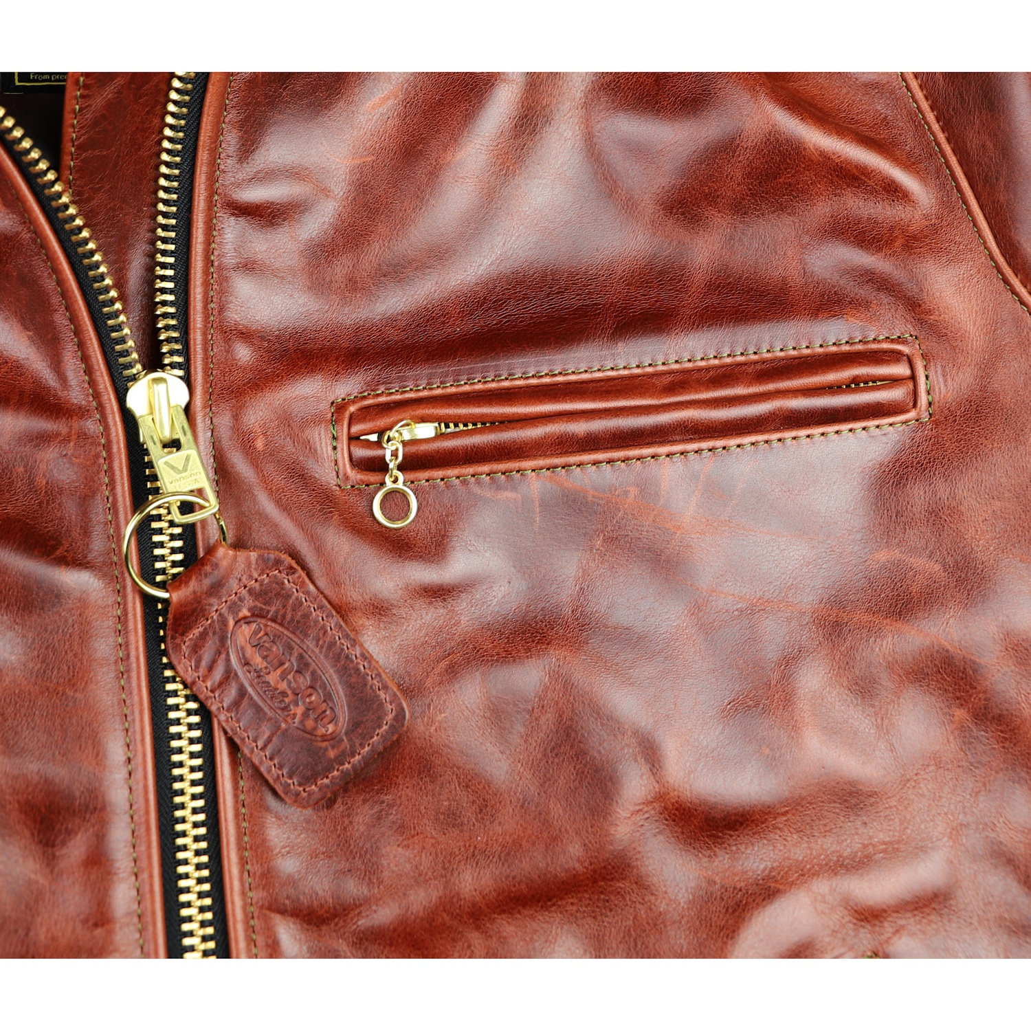 Vanson Oxford Redwood Bainbridge chest pocket.jpg