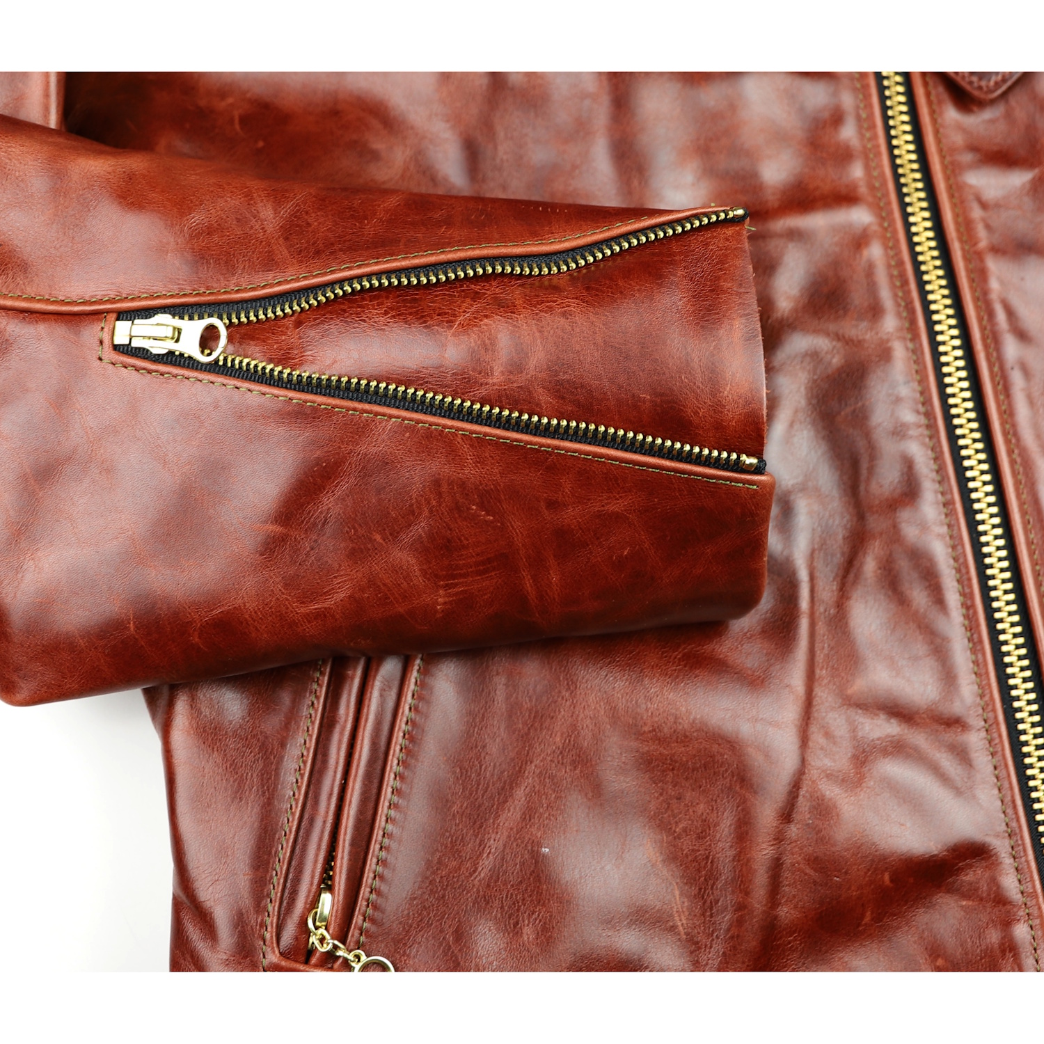 Vanson Oxford Redwood Bainbridge zip sleeve.jpg