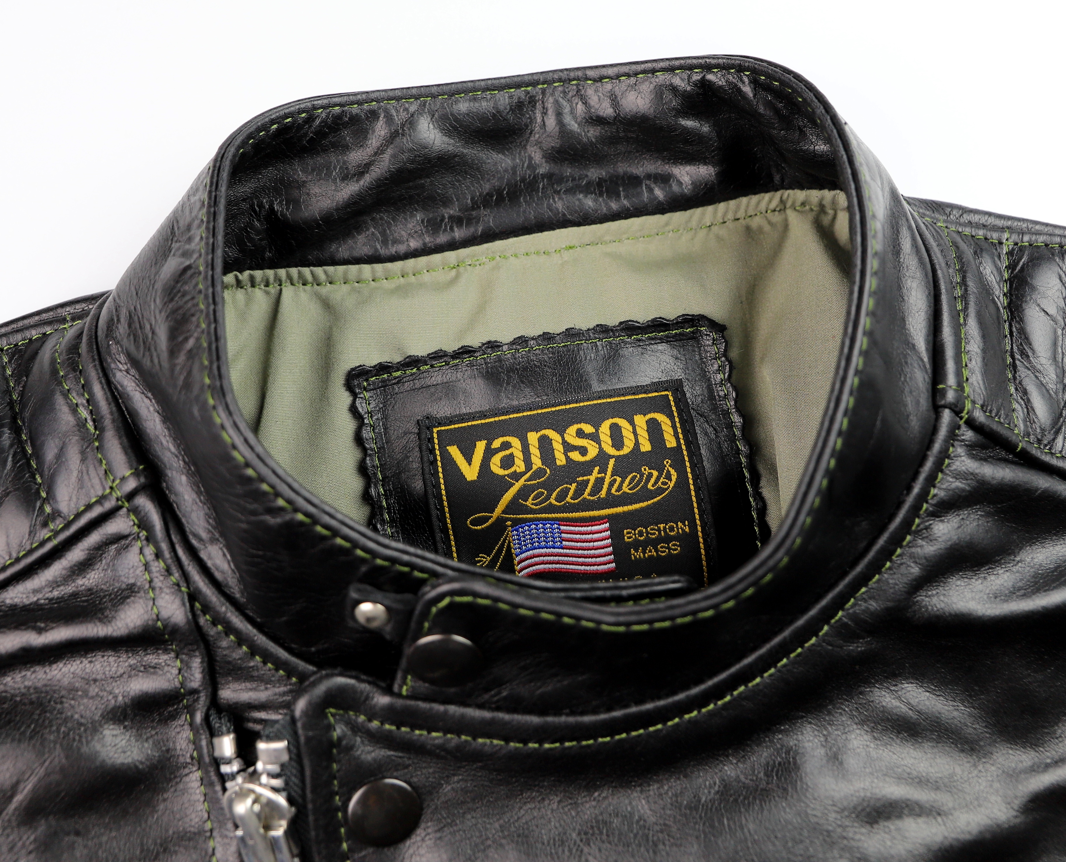 Vanson Portland Black Bainbridge H34 L tag.jpg