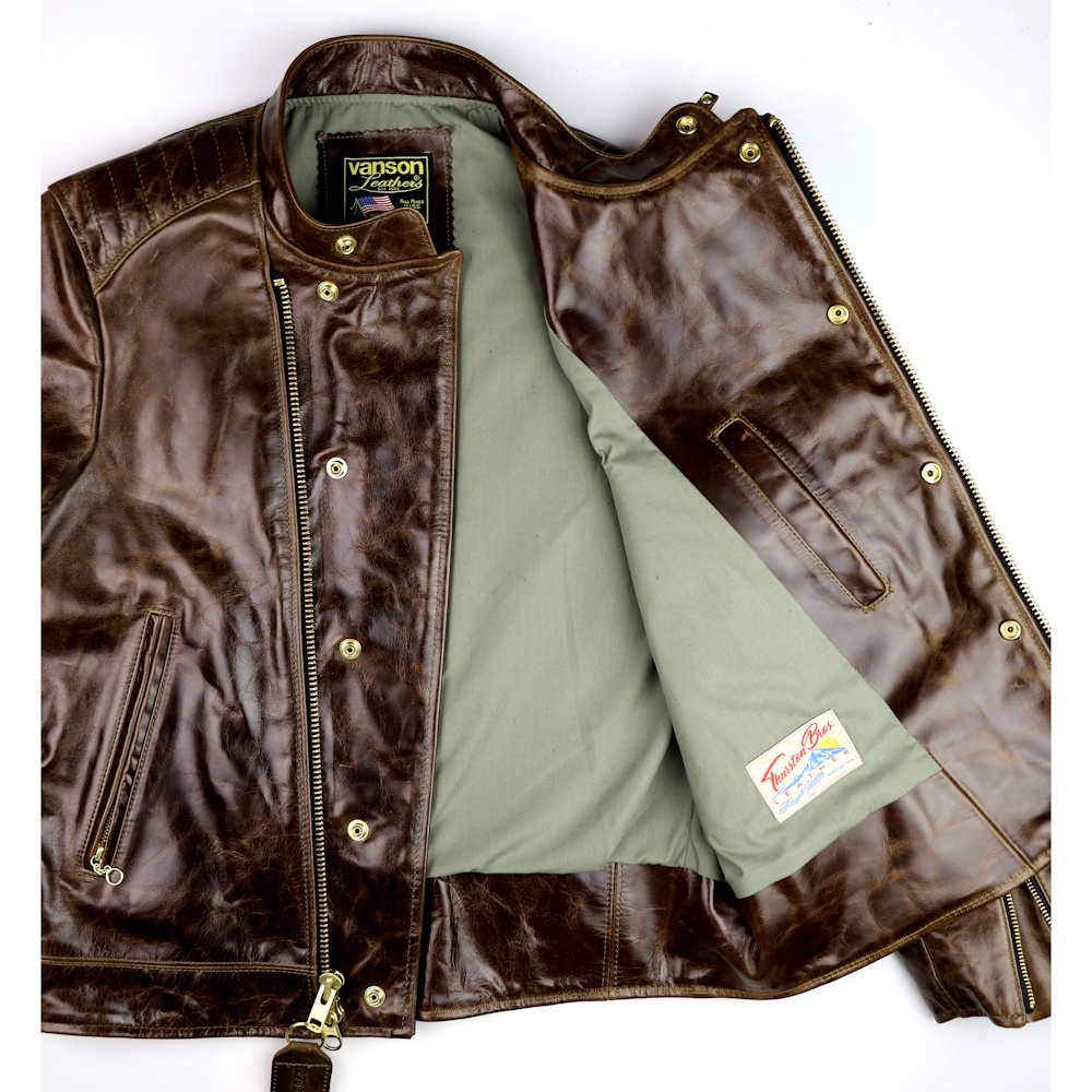 Vanson Portland Dark Maple Bainbridge YI3 cafe tan rayon lining.jpg