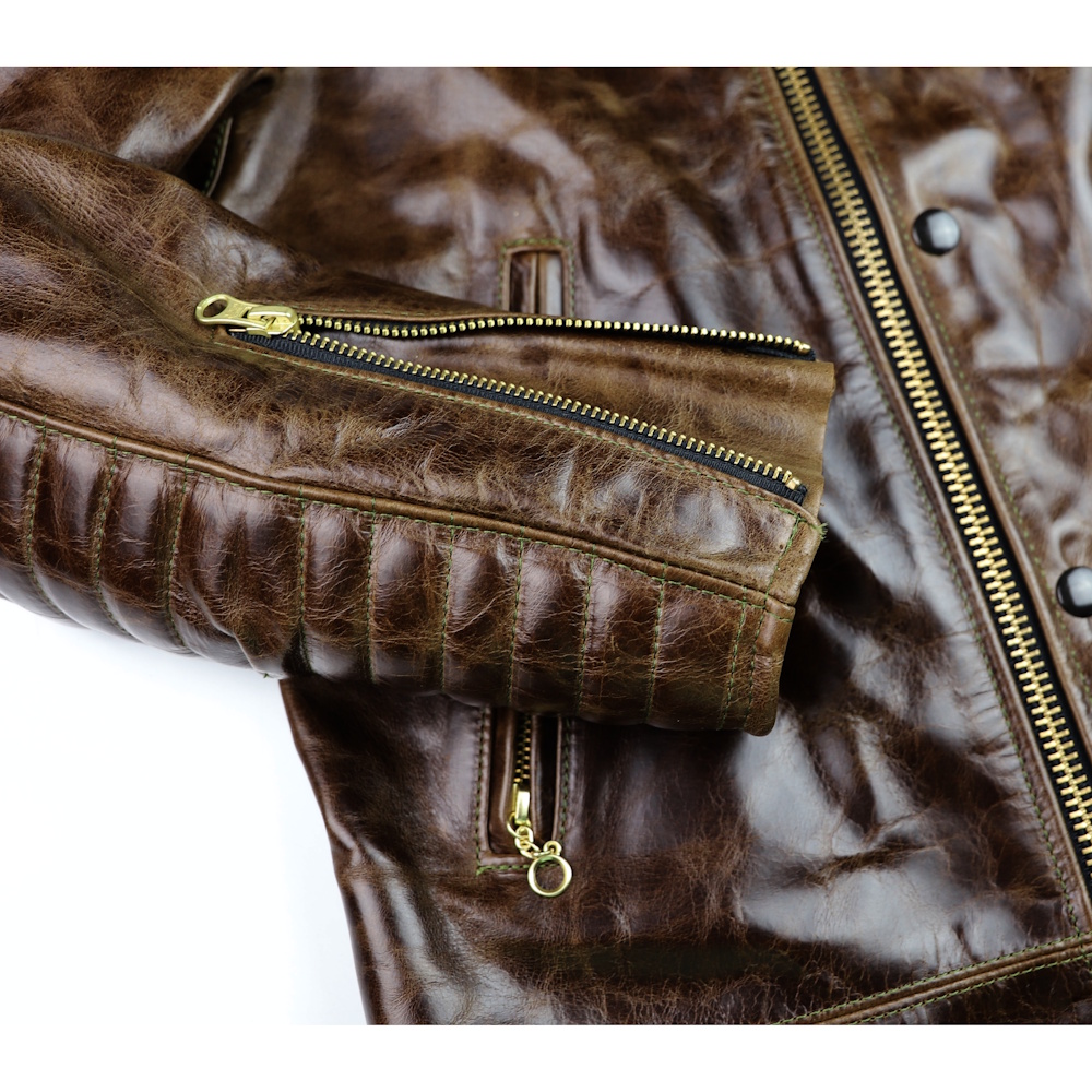 Vanson Portland Dark Maple Bainbridge YI3 sleeve zipper.jpg