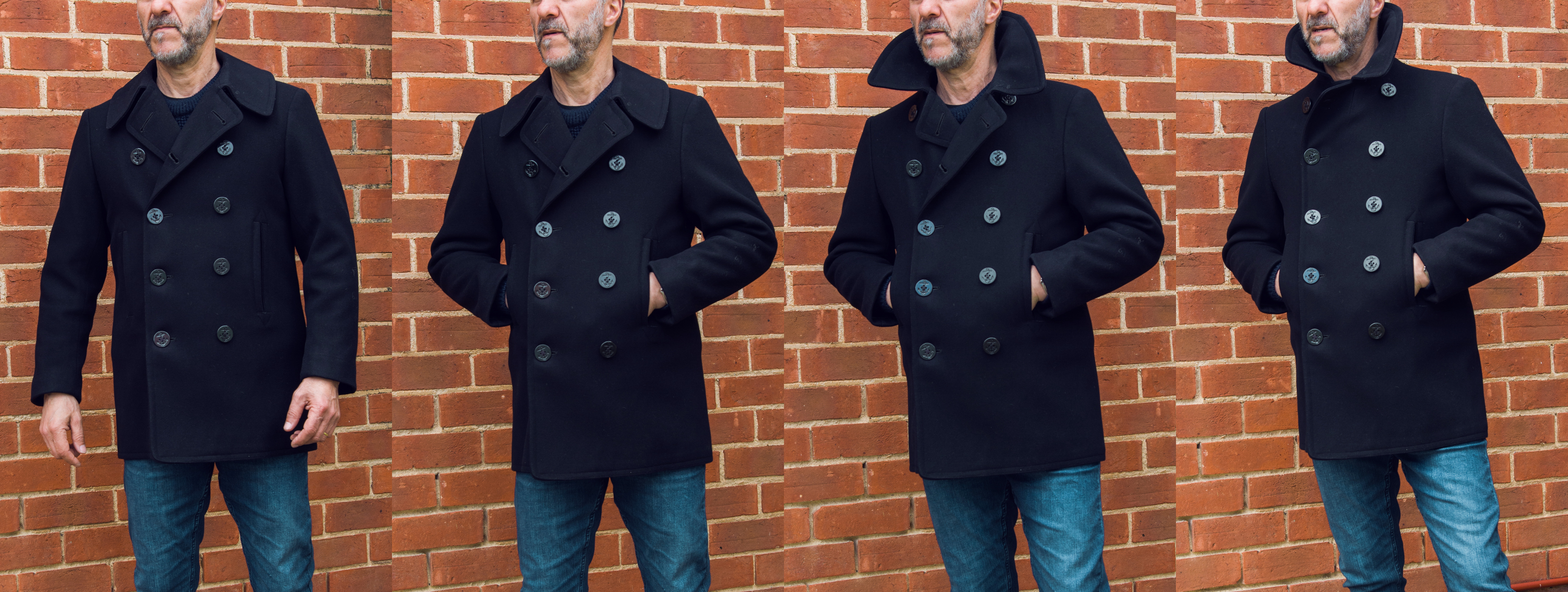 World War 2  US Navy Kersey Wool Peacoat .jpg