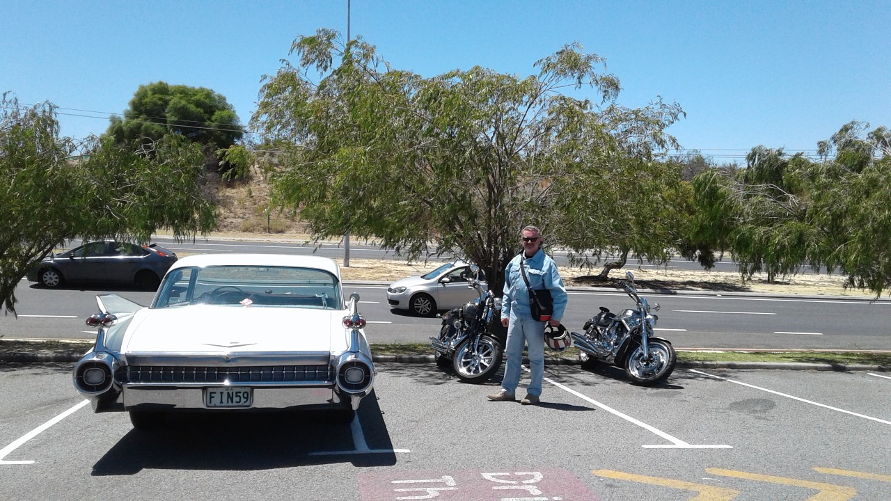 Wrangler trucker  with 59 Cadillac.jpg