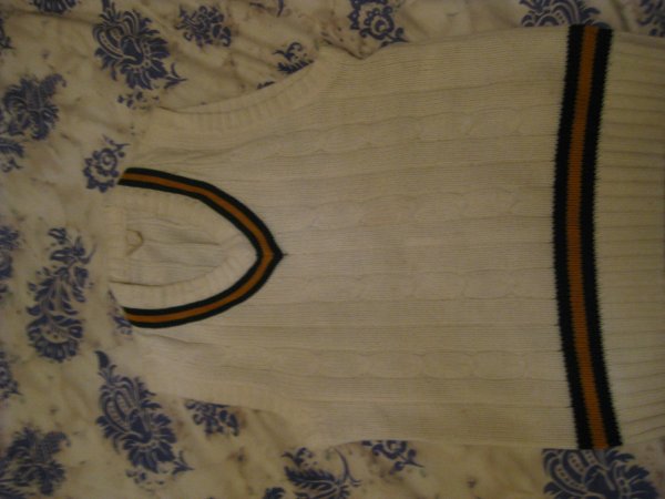 Gold green cricket vest.JPG