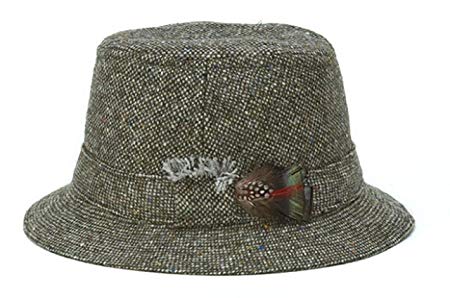 Irish Walking Hat Moss Green Salt and Pepper.jpg