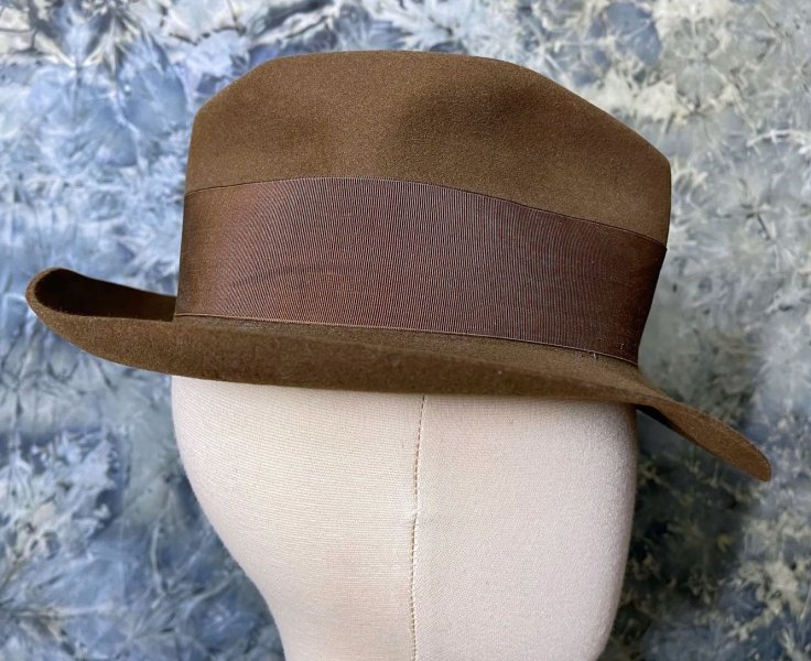 Borsalino fu Lazzaro brown Fedora -2.jpg