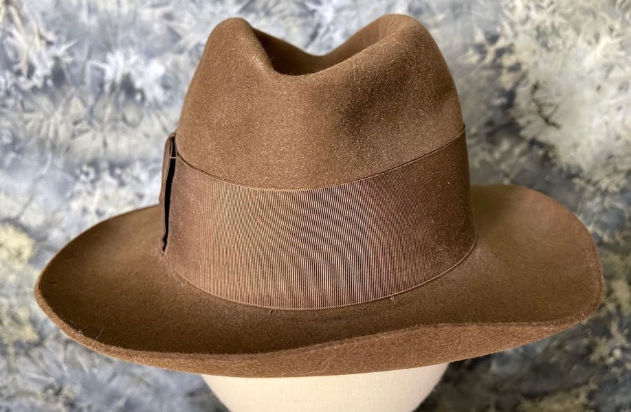 Borsalino fu Lazzaro brown Fedora -3.jpg