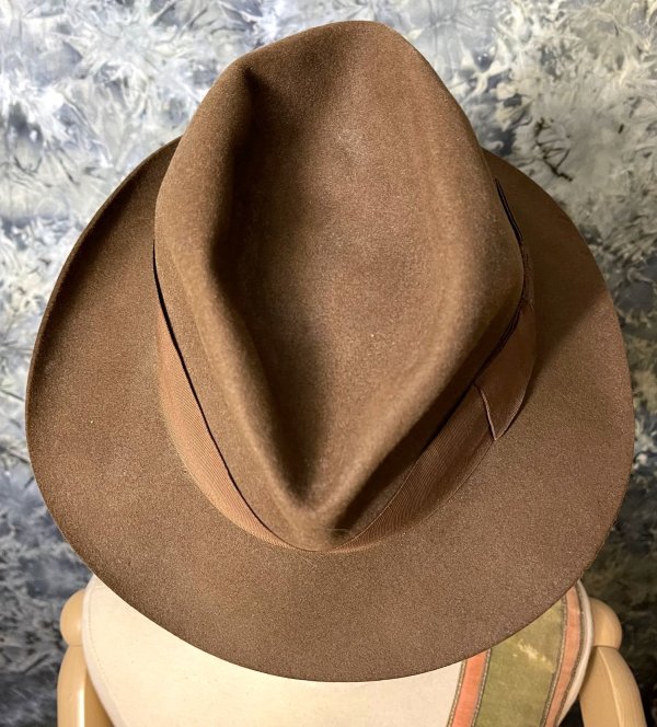 Borsalino fu Lazzaro brown Fedora -4.jpg