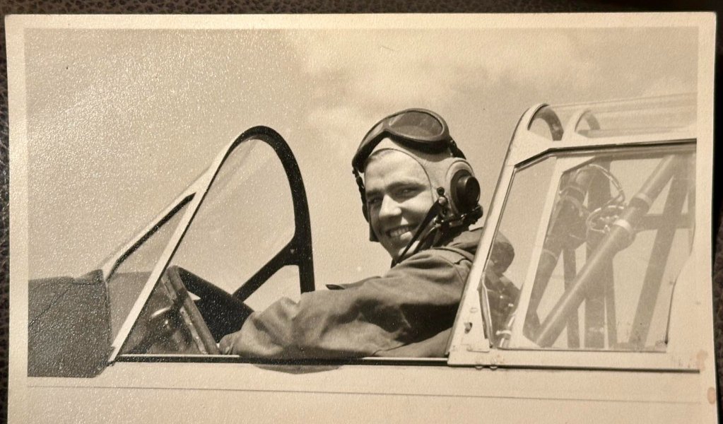 DAD RAF in T16 HARVARD GOGGLES SUMMER HELMET.jpg