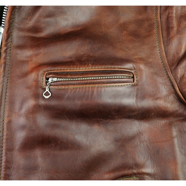 Aero Highwayman Gently Worn Brown CXL Steerhide MR3 chest pocket IG square.jpg