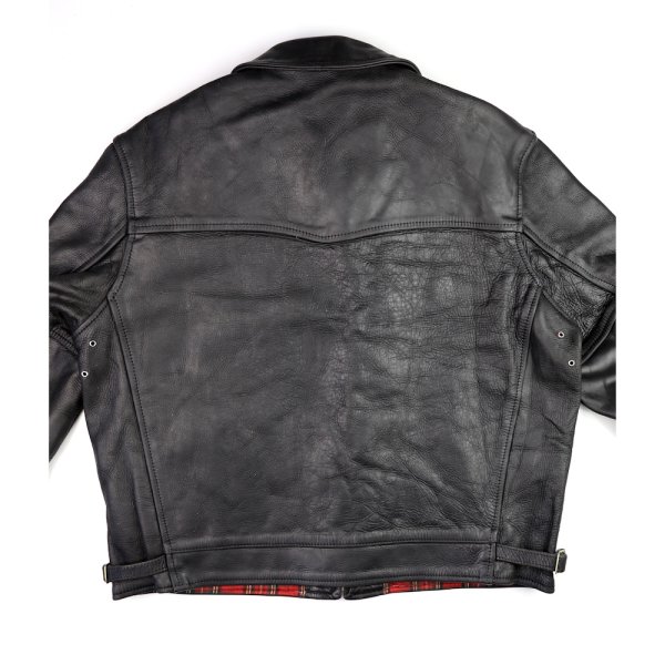 Aero Highwayman Black CXL Steerhide Gently Worn back IG square.jpg