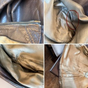 1930s Genuine Pony Horsehide Leather Jacket halfbelt