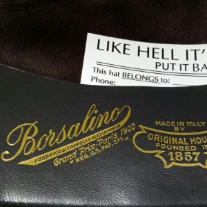 40's Borsalino sweatband