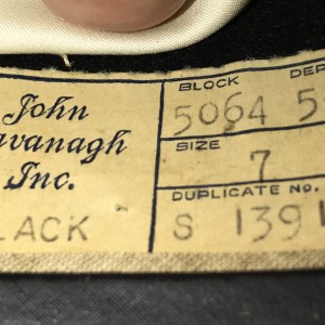 John Cavanagh Inc. Fedora Tag