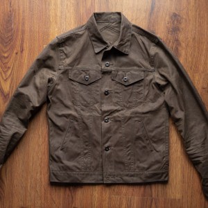 3Sixteen Modified Type-3 Jacket in Field Tan Waxed Canvas 1