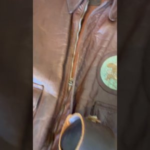 WWII A-2 Bronco Leather Jacket Zipper - Crown Auto-Lock Zipper