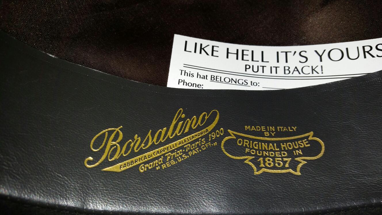 40's Borsalino sweatband