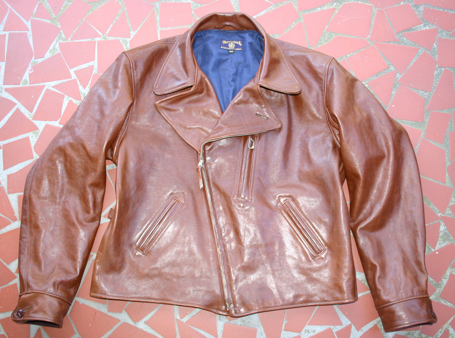 Horsehide Russet Monarch Aviator